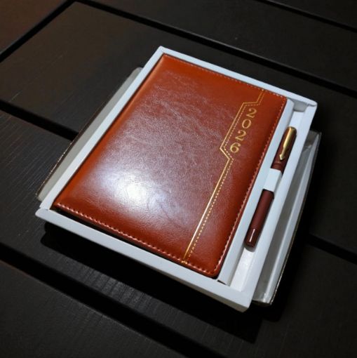 Picture of NEW YEAR DIARY 2026 WITH A PEN