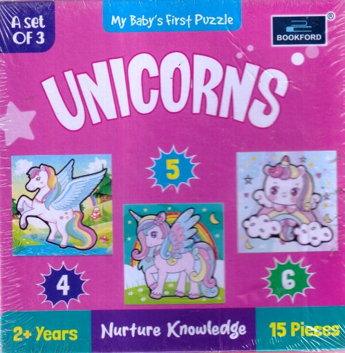 Picture of UNICORNS MY BABY'S FIRST PUZZLE.