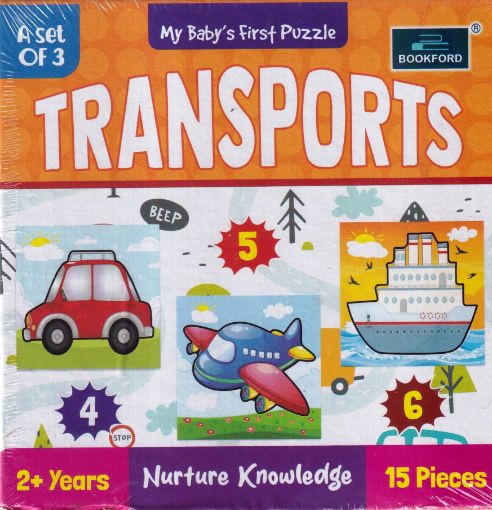 Picture of TRANSPORTS.MY BABY'S FIRST PUZZLE.