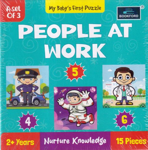 Picture of PEOPLE AT WORK.MY BABY'S FIRST PUZZLE.