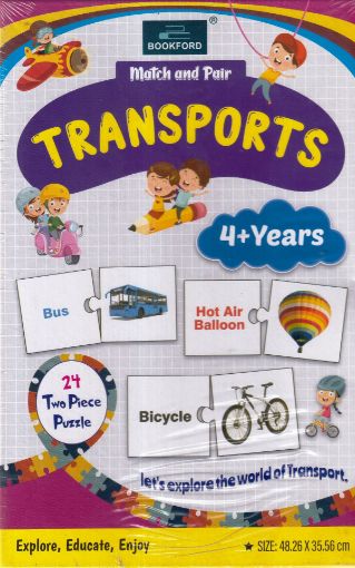 Picture of MATCH AND PAIR TRANSPORTS.PUZZLES