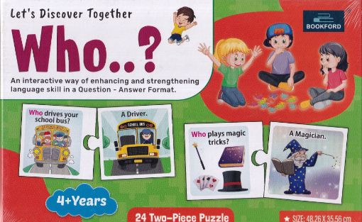 Picture of LET'S DISCOVER TOGETHER WHO?. PUZZLES