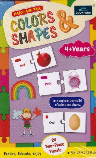 Picture of MATCH AND PAIR COLORS AND SHAPES.PUZZLE