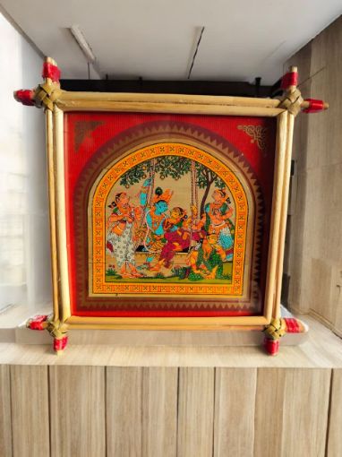 Picture of PATTACHITRA PHOTO FRAME. SHREE RADHAKRISHNA.