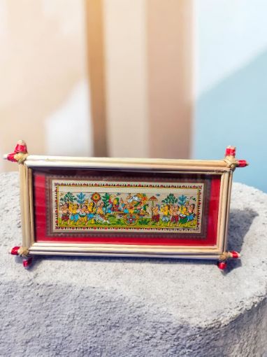 Picture of PATTACHITRA PHOTO FRAME. JAY SHREE GANESH.