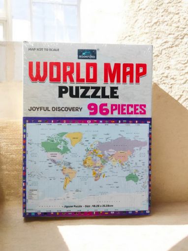 Picture of WORLD MAP .JIGSAW PUZZLE.