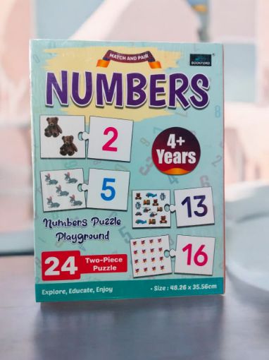 Picture of MATCH AND PAIRS NUMBERS. JIGSAW PUZZLE.