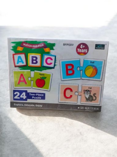 Picture of MATCH AND PAIR ABC. JIGSAW PUZZLE.