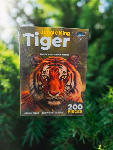 Picture of JUNGLE KING TIGER. JIGSAW PUZZLE.