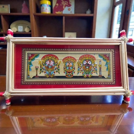 Picture of TRADITIONAL ODISHA PATTACHITRA ART COLLECTION – MYTHOLOGICAL MINI PAINTINGS (23 × 11 CM)