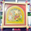 Picture of DIVINE HERITAGE BAMBOO PATTACHITRA BORDER WALL HANGING