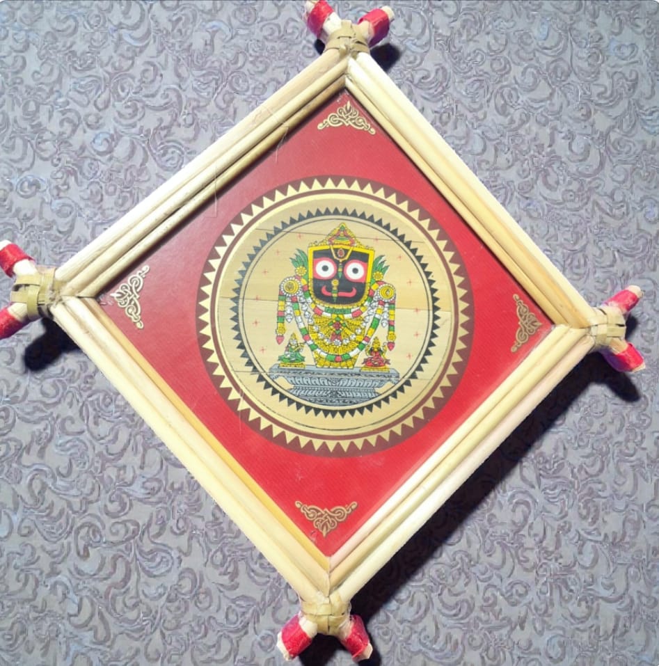 Your store. DIVINE HERITAGE BAMBOO PATTACHITRA BORDER WALL HANGING