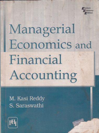 Picture of MANAGERIAL ECONOMICS AND FINANCIAL ACCOUNTING